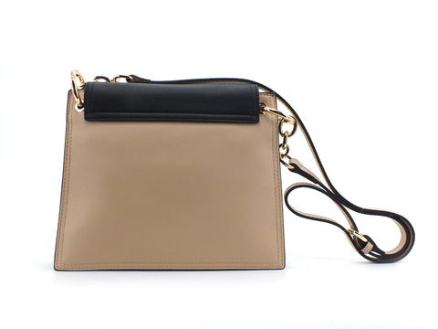 TRUSSARDI Amsterdam Shoulder SM Borsa Tracolla Sand Black 75B00979