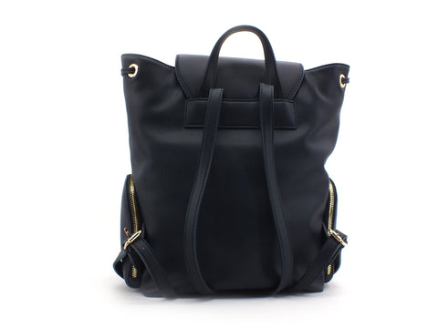 TRUSSARDI Lisbona Backpack Zaino Logo Navy Blue 75B00963