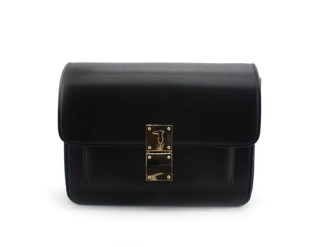 TRUSSARDI Lione Shoulder MD Borsa Tracolla Black 75B00952