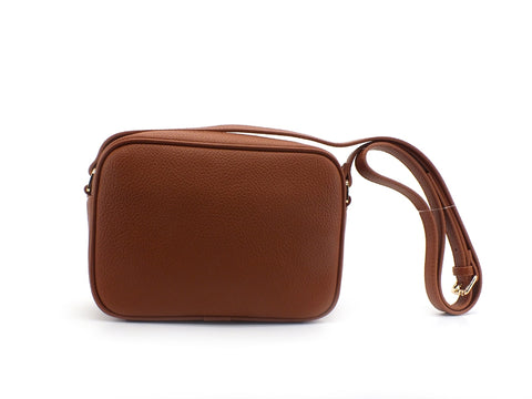 TRUSSARDI Faith Camera Case Tumbled Borsa Tracolla Cuoio 75B01033