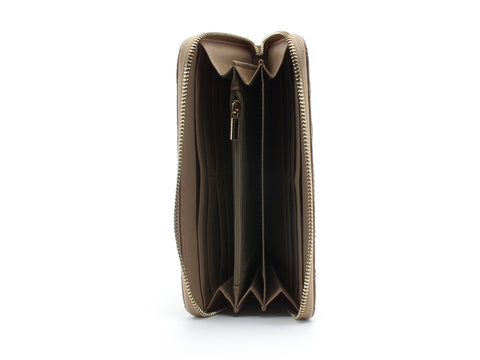 TRUSSARDI Parigi Zip 3 Pocket LG Wallet Portafoglio Sand 75W00254
