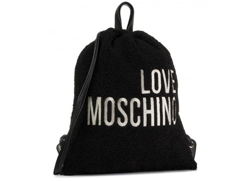 LOVE MOSCHINO Zaino Borsa Eco Sherling Nero JC4306PP08KP100A