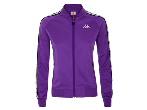 KAPPA 222 Banda Womber Slim Felpa Violet White 303WY20