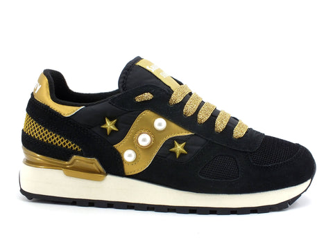 CUSTOM / Saucony Shadow Original Sneaker Black Gold S1108-721