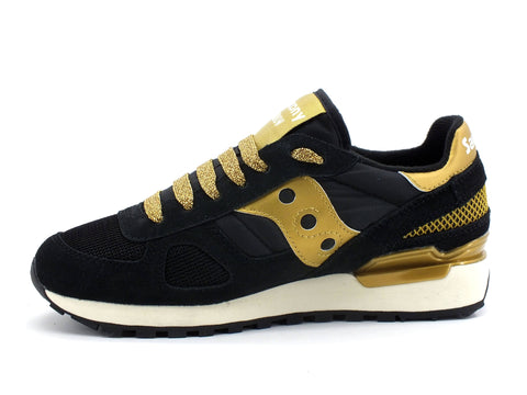 CUSTOM / Saucony Shadow Original Sneaker Black Gold S1108-721