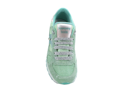 CUSTOM / Saucony Shadow Sneaker Mint Green Silver Spray S1108-747