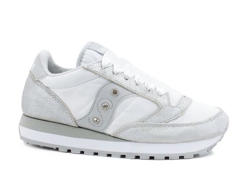 CUSTOM / SAUCONY Jazz Sneaker Custom White Silver Spary S2044-396
