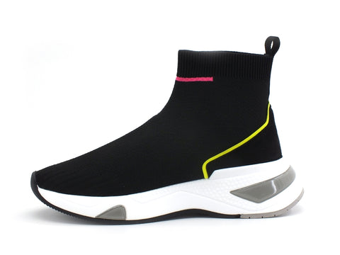LIU JO Hoa 12 Sneaker Elastic Calzino Fluo Black BA1041TX022