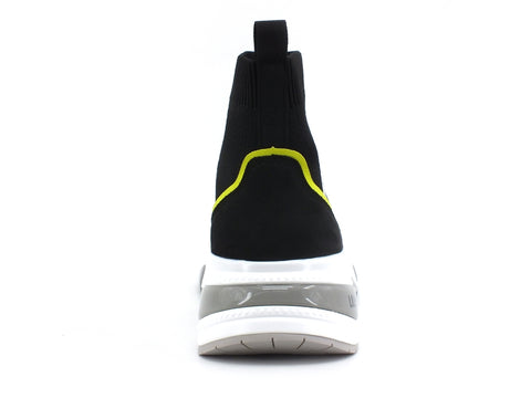 LIU JO Hoa 12 Sneaker Elastic Calzino Fluo Black BA1041TX022