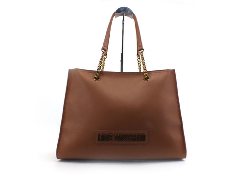 LOVE MOSCHINO Borsa Shopper Marrone Cuoio JC4066PP1BLK0200