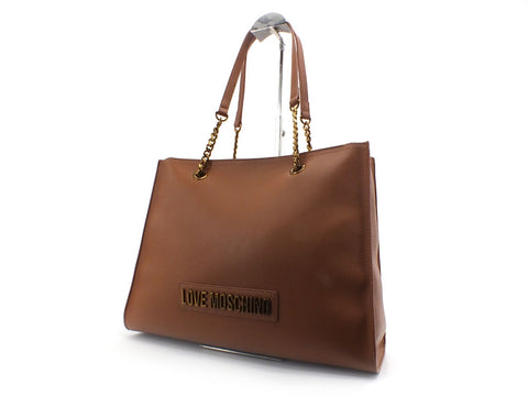 LOVE MOSCHINO Borsa Shopper Marrone Cuoio JC4066PP1BLK0200