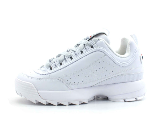 CUSTOM / FILA Disruptor Sneaker Borchie White Silver 1010302.1FG