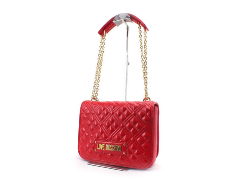 LOVE MOSCHINO Borsa Quilted Trapuntato Rosso JC40000PP1BLA0500