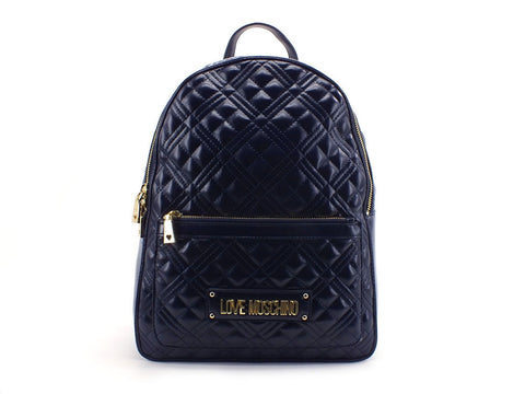 LOVE MOSCHINO Zaino Quilted Trapuntato Navy JC4007PP1BLA0751