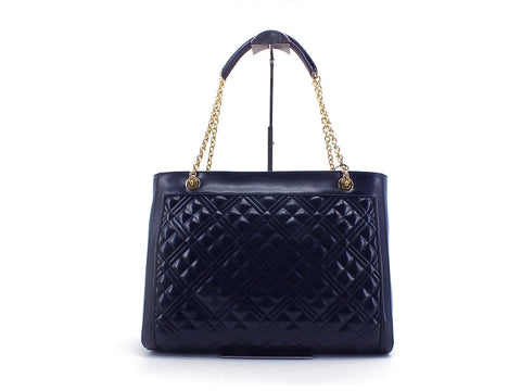 LOVE MOSCHINO Borsa Quilted Shopper Trapuntato Navy JC4010PP1BLA0751