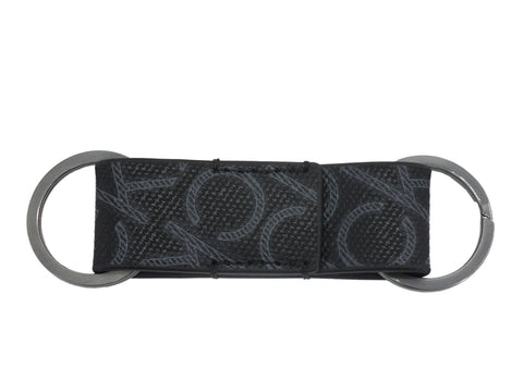 CALVIN KLEIN Portachiavi Doppio Logo Black Grey K50K505970