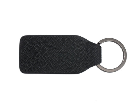 CALVIN KLEIN Portachiavi Pelle Logo Rilievo Nero K50K506110
