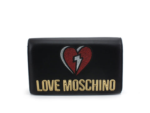 LOVE MOSCHINO Fantasy Pochette Catena Tracolla Nero JC4268PP0BKJ000A