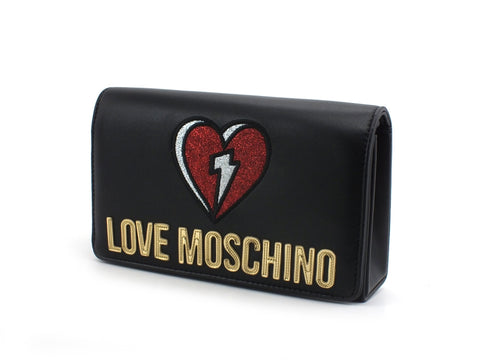 LOVE MOSCHINO Fantasy Pochette Catena Tracolla Nero JC4268PP0BKJ000A