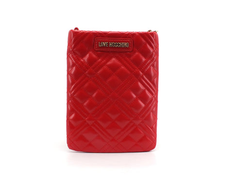 LOVE MOSCHINO Tracolla Catena Trapuntato Rosso JC4060PP1BLA0500