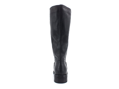 JIUDIT Stivale Pelle Chiodi Nero 1512FC