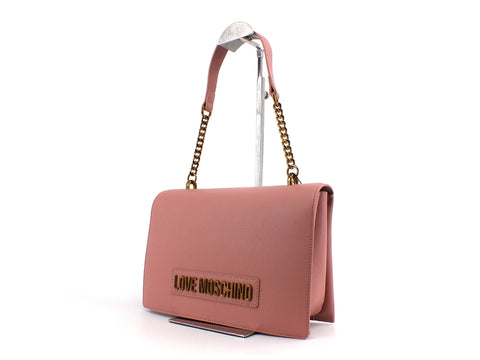 LOVE MOSCHINO Borsa Catena Smooth Rosa Scuro JC4064PP1BLK0621