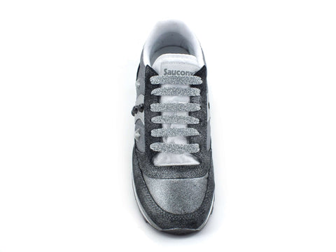 CUSTOM / SAUCONY Jazz Triple Sneaker Spray Borchie Black Silver S70530-6