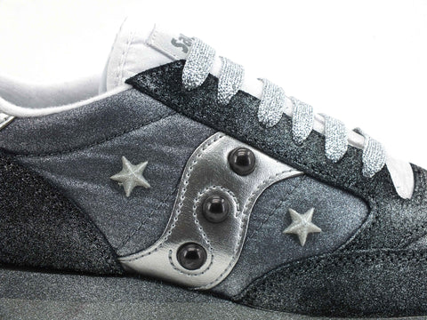 CUSTOM / SAUCONY Jazz Triple Sneaker Spray Borchie Black Silver S70530-6
