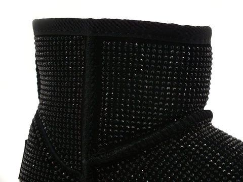 COLORS OF CALIFORNIA Stivaletto Bimba Pelo Strass Black HC.YK055-F19