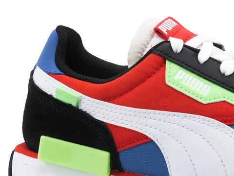 PUMA Future Rider Play On JR Sneaker Black White Red 372349 12