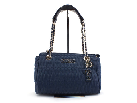 GUESS Brinkely Borsa Small Manici Trapuntata Blu VG787108