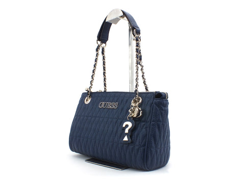GUESS Brinkely Borsa Small Manici Trapuntata Blu VG787108
