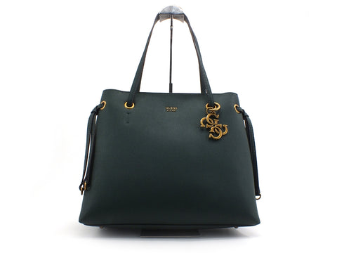 GUESS Digital Big Borsa Manici Logo Verde AB685324