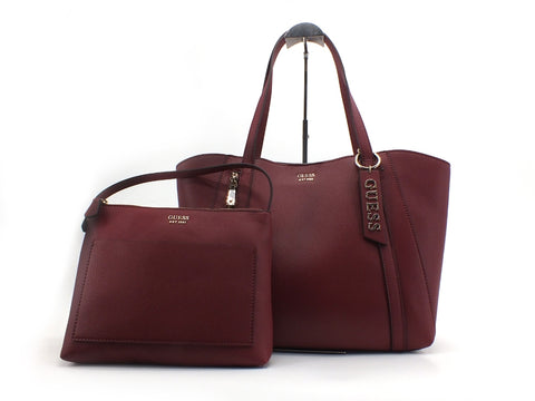 GUESS Naya Borsa Doppia Manici Melot Bordeaux VG788123