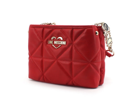 LOVE MOSCHINO Tracolla Trapuntata Catena Rosso JC4210PP0BKB0500