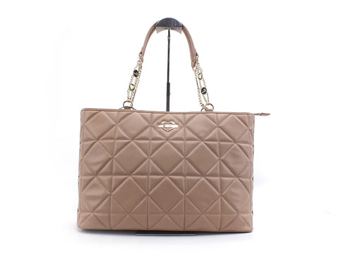 LOVE MOSCHINO Borsa Trapuntata Manici Taupe JC4214PP0BKB0209