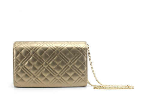 LOVE MOSCHINO Pochette Trapuntata Tracolla Catena Oro JC4261PP0BKA0901