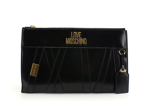 LOVE MOSCHINO Pochette Borsa Intreccio Nero JC4278PP0BKS0000