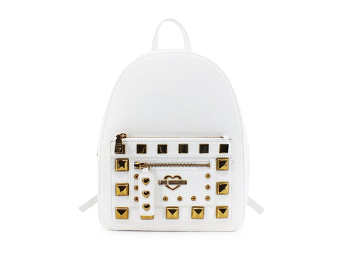 LOVE MOSCHINO Zaino Borchie Tasca Bianco JC4282PP0BKO0100