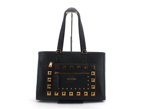 LOVE MOSCHINO Borsa Shopper Borchie Nero JC4285PP0BKO0000