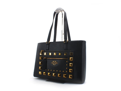 LOVE MOSCHINO Borsa Shopper Borchie Nero JC4285PP0BKO0000