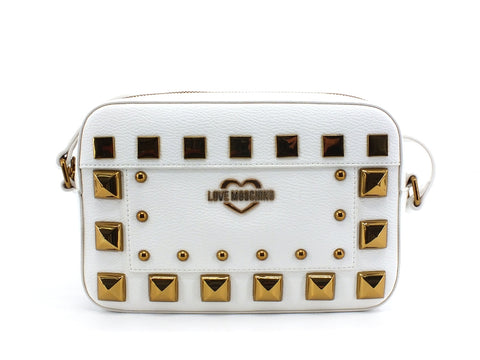 LOVE MOSCHINO Borsa Tracolla Borchie Bianco JC4286PP0BKO0100
