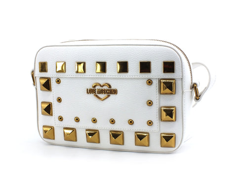 LOVE MOSCHINO Borsa Tracolla Borchie Bianco JC4286PP0BKO0100
