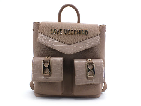 LOVE MOSCHINO Zaino Cocco Tasche Taupe JC4290PP0BKP120A