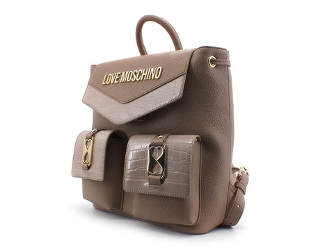 LOVE MOSCHINO Zaino Cocco Tasche Taupe JC4290PP0BKP120A