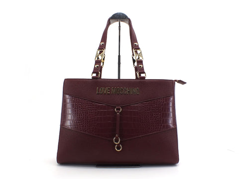 LOVE MOSCHINO Borsa Shopper Alette Manici Vino JC4292PP0BKP150A
