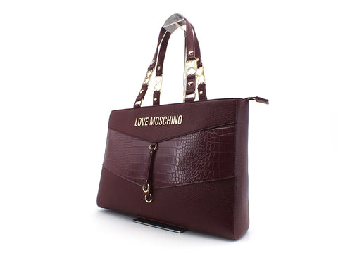 LOVE MOSCHINO Borsa Shopper Alette Manici Vino JC4292PP0BKP150A