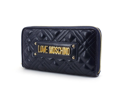 LOVE MOSCHINO Portafoglio Quilted Nappa Trapuntato Navy JC5600PP1BLA0751