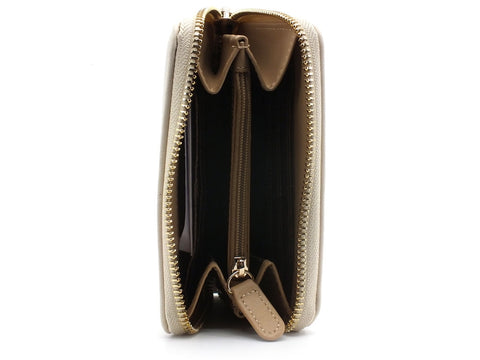 LOVE MOSCHINO Portafoglio Small Around Cuore Avorio Oro JC5610PP1BLE0110