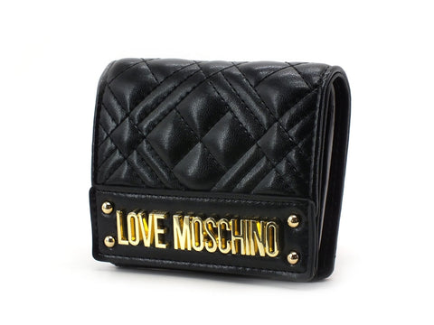 LOVE MOSCHINO Portafoglio Small Quilted Nero JC5631PP0BKA0000